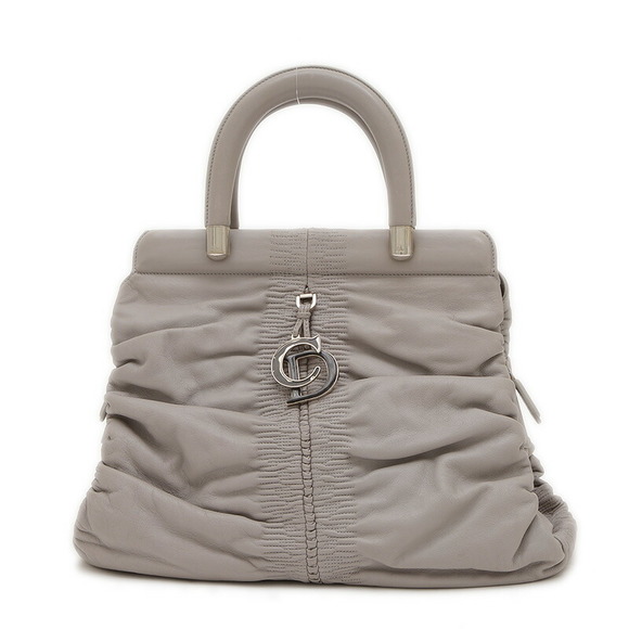 Dior Karenina handbag grey leather - Picture 1 of 6